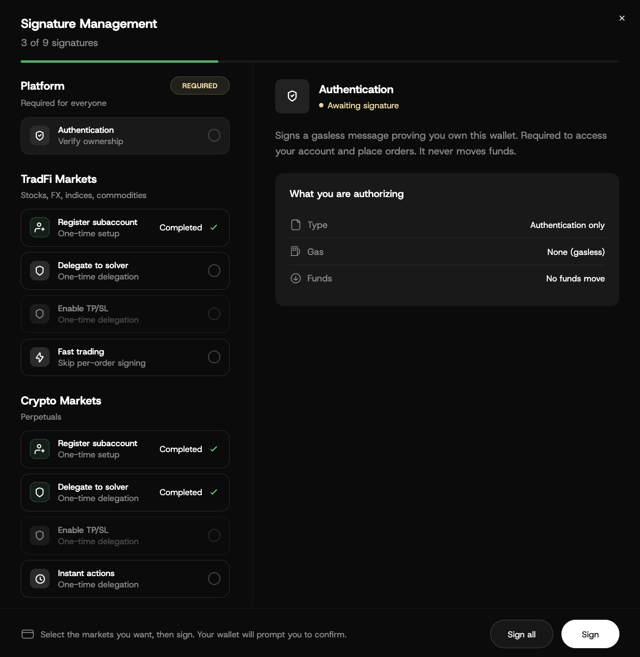 CARBON — SIGNATURE MANAGEMENT